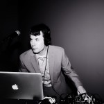 DJ Jason Jones mixing in the booth