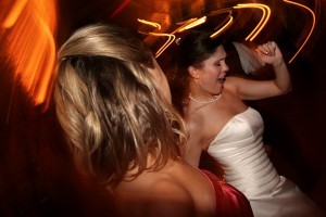 Image of Bride Dancing at a Los Angeles Wedding Reception Venue