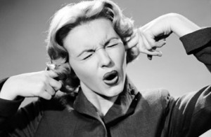 Image: Woman holding ears, are Los Angeles DJs too loud?
